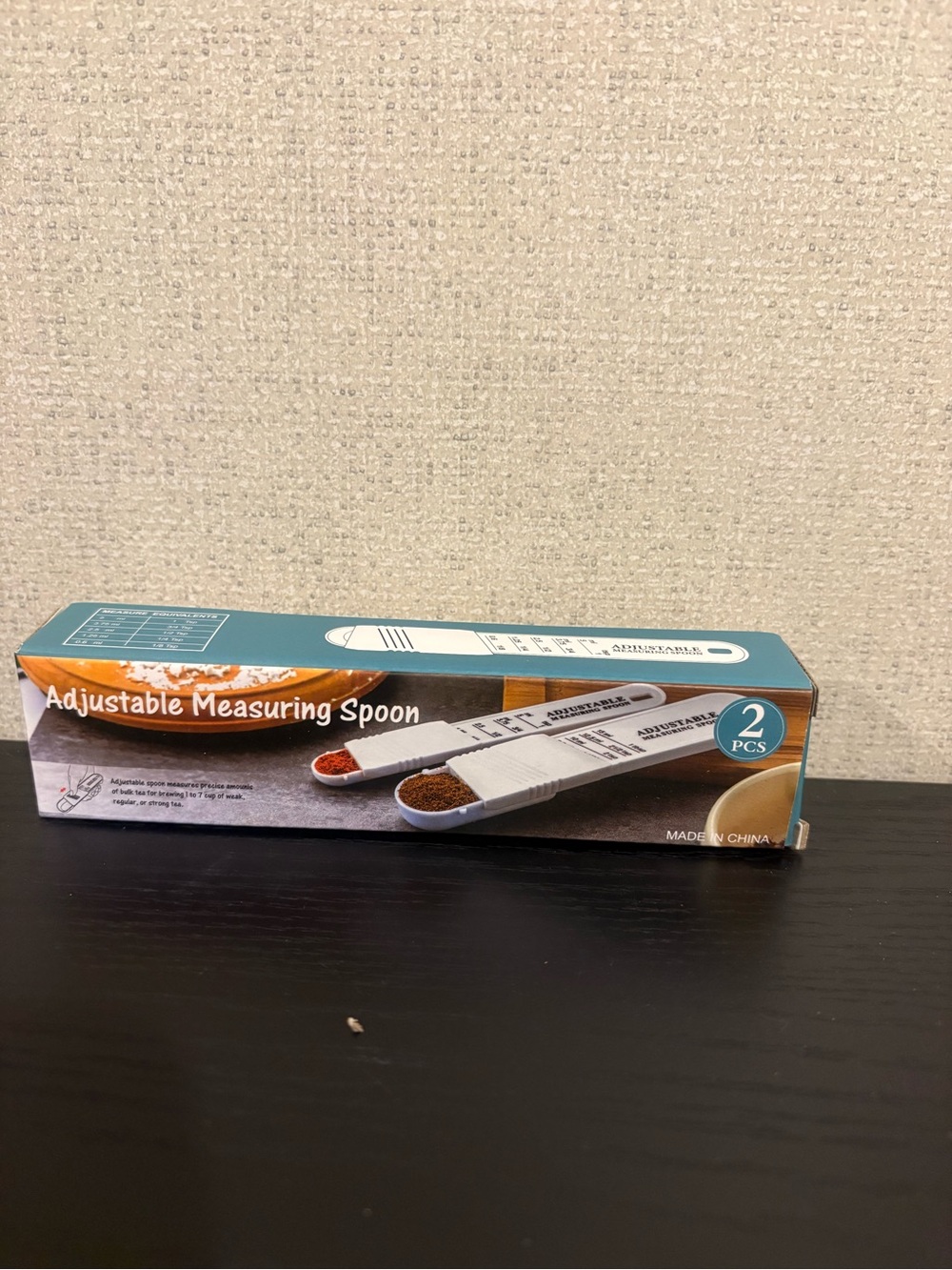 Adjustable Measuring Spoon Set - White